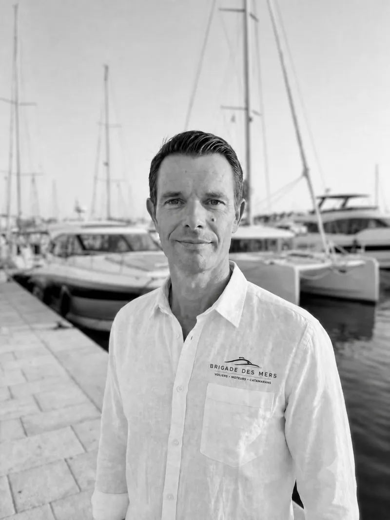 Frédéric Poiroux, courtier nautique Brigade des Mers en Méditerranée Est